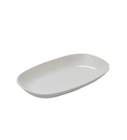 Tria Polerin Kayık Tabak 24x14cm (Beyaz)