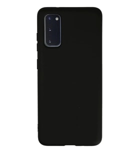 Newface Samsung Galaxy S20 Kılıf Nano içi Kadife Silikon - Siyah