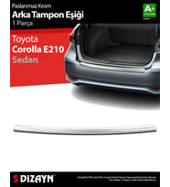 S-Dizayn Toyota Corolla Krom Arka Tampon Eşiği 2019 Üzeri