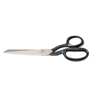 MERZE 4115-9 inç Siyah Saplı Ekstra Kaliteli Yatık Regula Makası (22,5 cm)