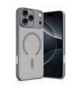 Apple iPhone 17 Pro Max Jota Lensli Magsafe Kapak - Titan Gri
