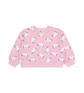 Civil Girls Unicorn Baskılı 2-5 Yaş Sweatshirt - Pembe