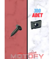 MOTOSİKLET GRENAJ VİDA SEGMAN KLİPS SETİ 100 ADET