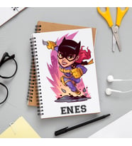 Kedi Kız Marvel Defteri Kişiye Özel