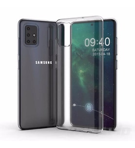 Samsung Galaxy A71 Kaliteli Şeffaf Süper Silikon Kılıf
