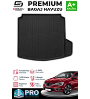 S-Dizayn Renault Megane 4 3D Pro Bagaj Havuzu Sağ Kulaklı 2016 Üzeri A+ Kalite