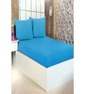 Altın Karma Havlu Lastikli Çarşaf Takımı 180x200 Cm 2 Adet 50x70 Cm Yastık Kılıfı