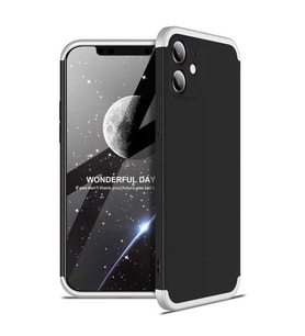 Apple iPhone 12 Mini Kılıf Zore Ays Full Koruma Kılıf (Gri)