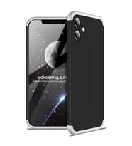 Apple iPhone 12 Mini Kılıf Zore Ays Full Koruma Kılıf (Gri)