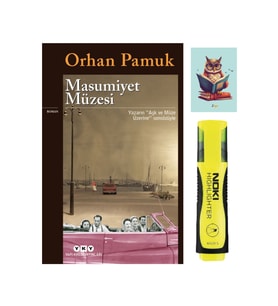 Masumiyet Müzesi - Orhan Pamuk - Yapı Kredi Yayınları - Sarı Fosforlu Kalem - Not Defter Seti