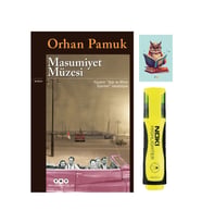 Masumiyet Müzesi - Orhan Pamuk - Yapı Kredi Yayınları - Sarı Fosforlu Kalem - Not Defter Seti