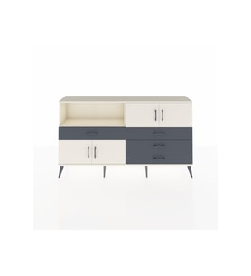Arges Konsol 2 Raflı 4 Çekmeceli 4 Kapaklı 176x30x99 Aytaşı-Aytaşı/Antrasit