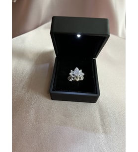 Çiçek Baget 925 Ayar Gümüş Yüzük