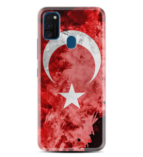 Samsung M21 M22 M23 M30 M31S M32 Kılıf Desenli Silikon Şanlı Türk Bayrağı 3 1395
