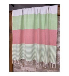 Organik Pamuk 90x190 Yeşil Peştemal
