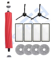 Roborock Q REVO PRO-S-MAXV Uyumlu 1 Ana Fırça 2 Yan Fırça 4 Filtre 4 Mop PKT-iasgf0000552