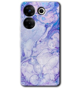 Tecno Camon 20 Pro 5G Kılıf HD Desen Baskılı Kılıf - Spots Lilac