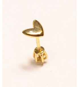 14 Ayar Altın Piercing Tragus Küpe