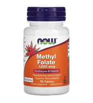 NOW Foods Methyl Folate – 1,000 mcg, 90 Tablets
