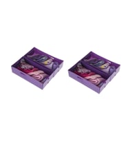 ÇEKMECE İÇİ DÜZENLEYİCİ SET,4 ADET KUTU MOR 30X15X7CM