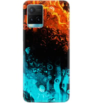 Vivo Y11S Y21S Y20 Y20S Y70 Kılıf Desemli Silikon Orange Blue Color 1665