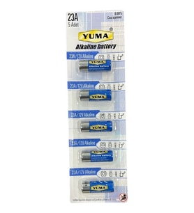 Yuma 23a Mn23 V23a V23ga 12 Volt Alkalin Pil 5 li Paket