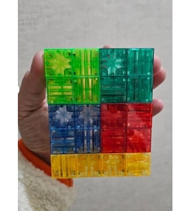 SH59838 Magnet Küp Yapı Blok Seti 64 Parça