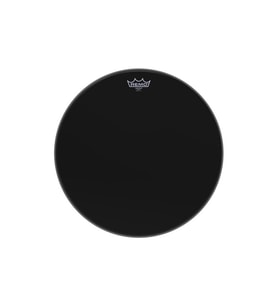 REMO BE-0018-ES Emperor Ebony Davul Derisi (18")  Siyah Parlak Çift Kat