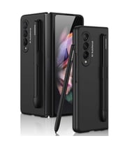 Vendas Samsung Galaxy Z Fold 3 S-Pen Yuva Tasarımlı Koruyucu Kılıf (Siyah)