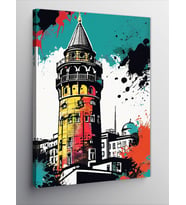 Kanvas Tablo Galata Kulesi