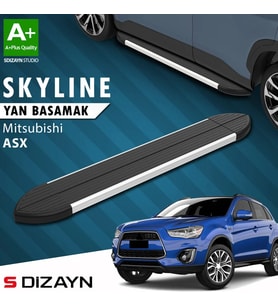 S-Dizayn Mitsubishi ASX Skyline Aluminyum Yan Basamak 183 Cm 2010 Üzeri A+ Kalite