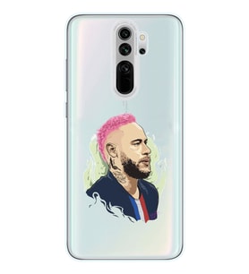 Xiaomi Redmi Note 8 PRO Uyumlu Neymar Tasarımlı Şeffaf Telefon Kılıfı