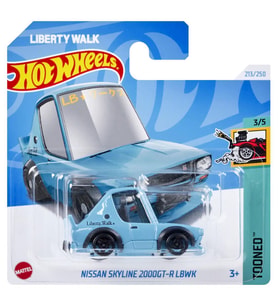 Hot Wheels Tekli Arabalar Nissan Skyline 2000GT-R Lbwk Mavi Tooned HRY85