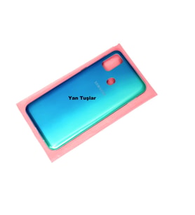 Tkgz Samsung Galaxy M30S KASA Arka Pil Batarya Kapağı Mavi