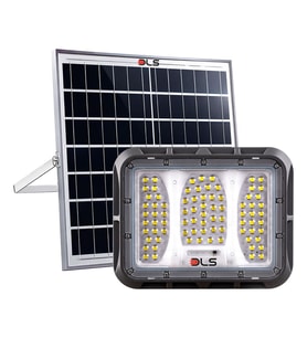 DLS 600W Güneş Enerjili Solar LED Projektör Harici Solar Panelli, 5 Metre Kablolu, Hareketli Konsollu 504-600-01 (Beyaz)