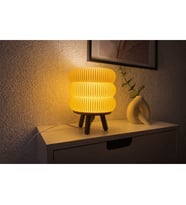 Modern Dekoratif Masa Lambası Şık Gece Lambası Sert Plastik Tasarım LED Uyumlu Minimal Tasarım