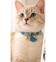 Chichibeads Nazar Boncuğu Desenli Kedi Tasması