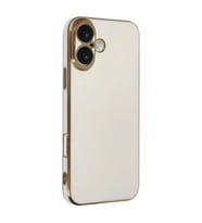 iPhone 16 Kılıf Volet Silikon - Beyaz