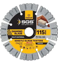 SGS2335 115MM Soketli Elmas Testere Multi Material