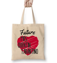Future Mrs Quentin Tarantino Love Heart Bez Çanta Uzun Saplı