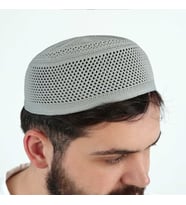 Lüks Nisa Kalıp Takke Gri