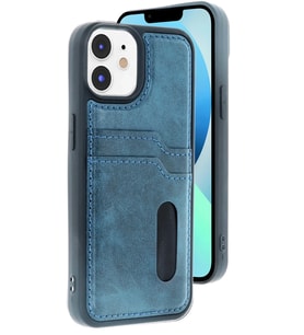 iPhone 11 Kılıf Sara Kartvizitli Deri Kılıf - Lacivert