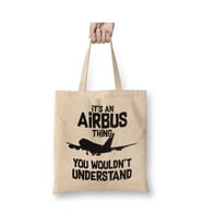 Hostes Hediye Havacılık Airbus Beyaz Bez Çanta Uzun Saplı Alışveriş Çantası Plaj Çantası