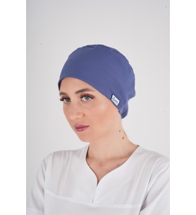 Unisex Düz Fırtına Mavi Doktor Hemşire Hastane Aşçı Medikal Cerrahi Bonesi