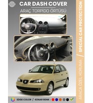 SEAT İBİZA (2001-2008) Torpido Örtüsü Panel Halı Koruma Tam Uyum Çatlamayı Önler Hızlı Montaj