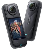 X5 Standart Paket - 8K 360 Derece Aksiyon Kamerası, Üç KI-Power & Değiştirilebilir Objektif Taşıma Çantası ile