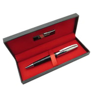 Signator® T573 Siyah Krom Tükenmez Kalem  İsme Özel Kalem  Hediyelik Kalem (Karışık)