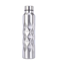 Çelik Gri 1000 ml Spor Matara Suluk cin338