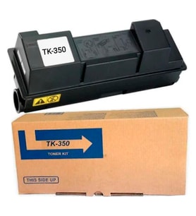 KYOCERA FS-3920dn MUADİL TONER TK350 ATIK KUTULU SİYAH GARANTİLİ TONER (Siyah-Gri)