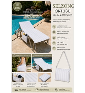Çanta tipi şezlong örtüsü